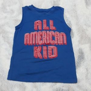 🍁2 for $10🍁 Toddlers "All American Kid" Tanktop